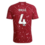 Virgil 4 - Liverpool Home 2026/27 - Player Version Quality (PL Font)