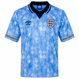 1990/92 England Third Light Blue Jersey - Retro