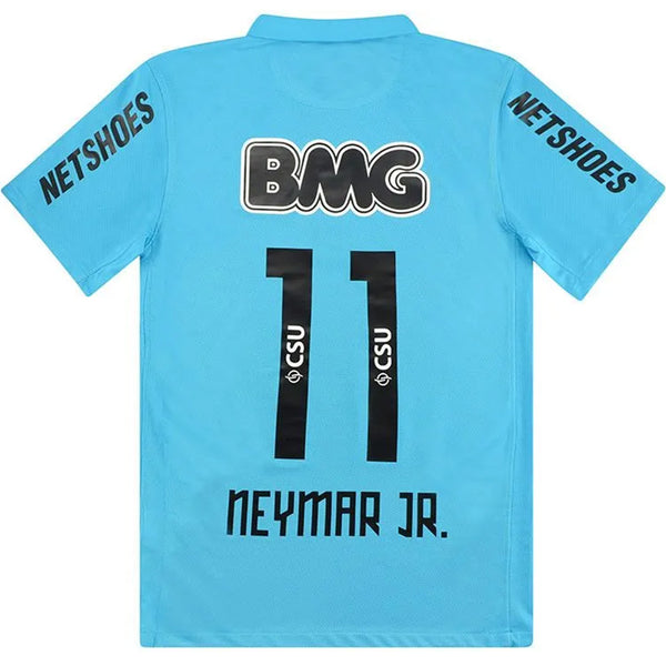 Neymar Jr 11 - 2011/12 Santos Third Blue Jersey - Retro