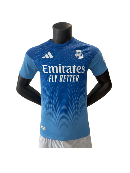 Merengues Goalkeeper Blue Jersey 2025/26 - Player Version Quality