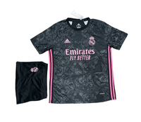 Merengues third Black Kit 2020/21 ( Jersey+Shorts )