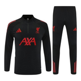 Liverpool Black Training Tracksuit 2025/26