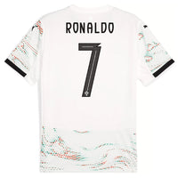 Ronaldo 7 - Portugal Away Puma White 2025 - Player Version