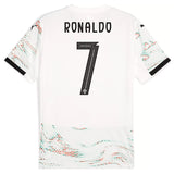 Ronaldo 7 - Portugal Away Puma White 2025 - Player Version