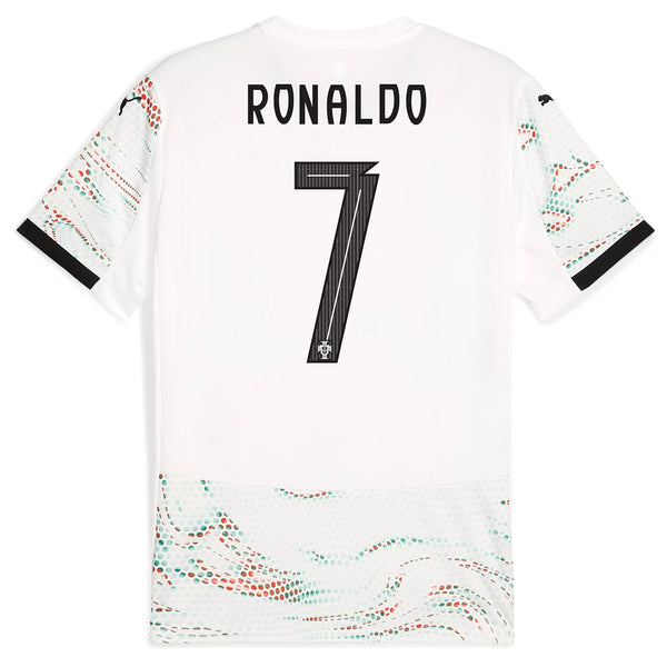 Ronaldo 7 - Portugal Away Puma White 2025 - Player Version