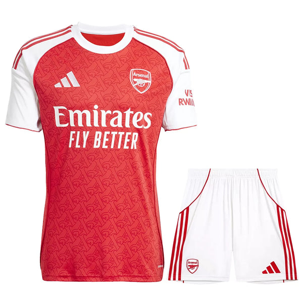 Gunners Home Kit 2025/26 - (Jersey+Shorts)