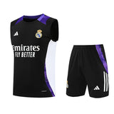 Merengues Black Sleeveless Training Set 2025