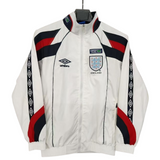 England Retro Style White Windbreaker Jacket 2025/26 (Superior Quality)