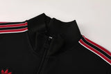 Manchester United Full Black Anthem Jacket - 2025/26