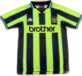 1998/99 - Manchester City Away Black/Neon Jersey - Retro