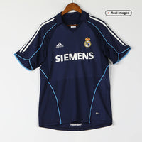 2005/06 Merengues Away Blue Jersey - Retro