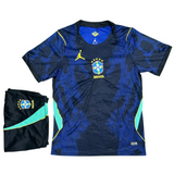 Brazil Away Blue World Cup Kit 2026 - (Jersey + Shorts)