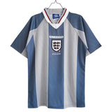 1996 England Away Blue/Grey Jersey - Retro ( Original Quality )