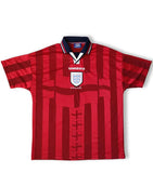 1998 England Away Red Jersey - Retro