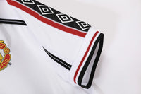 1998-99 Manchester United Away Commerative Jersey - White
