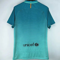 2016/17 FCB Third Cyan blue - Retro Jersey