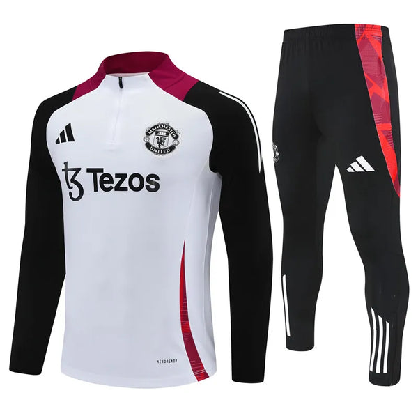 Manchester United White Tracksuit 2025/26