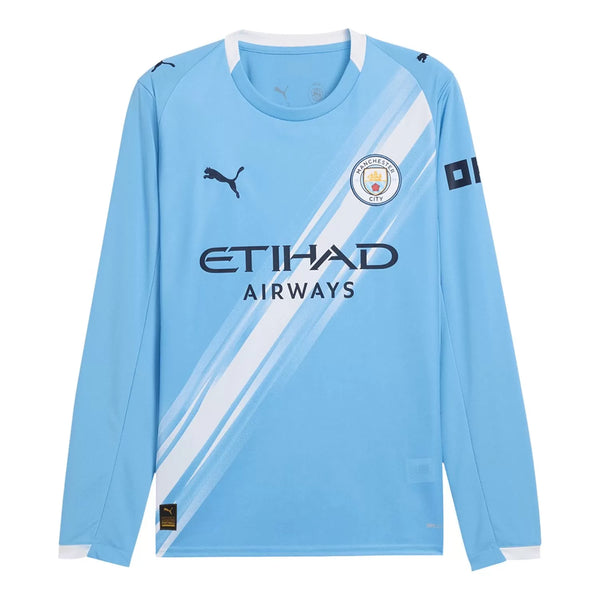 Manchester City Home Fullsleeves Blue 2025/26 - Master Quality