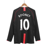 2007-08 Rooney 10 - Manchester United Away Fullsleeves - Retro