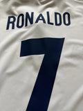 Ronaldo 7 - 2016/17 Merengues Home Fullsleeves Jersey - Retro
