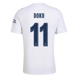 Doku 11 - Manchester City Third White 2026/27 - Master Quality (UCL Font)