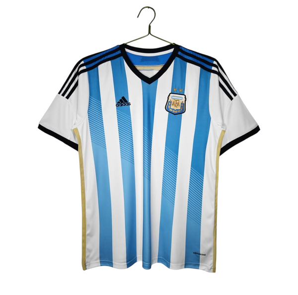 2014 Argentina Home Retro Jersey - Authentic