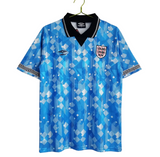 1990/92 England Third Light Blue Jersey - Retro