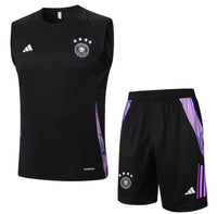 Germany Black Sleeveless Training Set - 2025/26