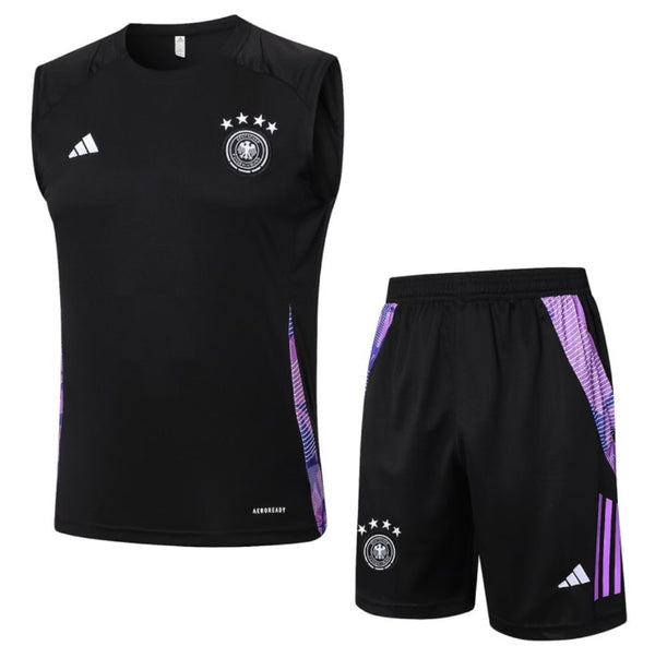 Germany Black Sleeveless Training Set - 2025/26
