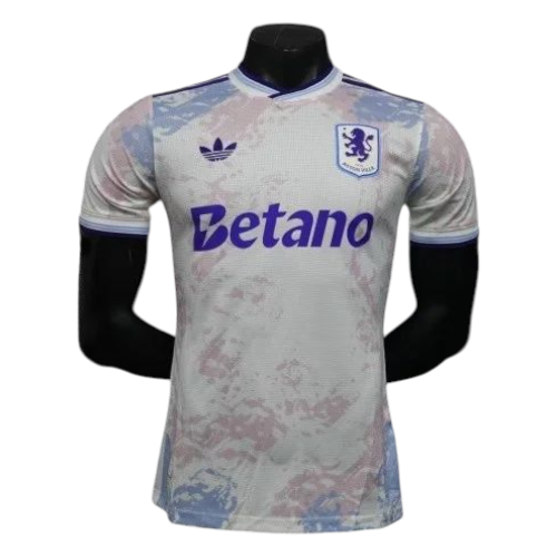 Aston Villa Third White 2025/26 - Player Version Qualtiy