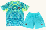 Portugal Goalkeeper Blue Kit World Cup 2026 - (Jersey + Shorts)