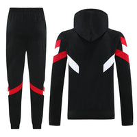 Manchester United Black Hoodie Tracksuit 2025/26