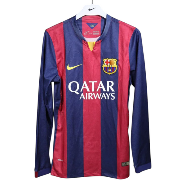 2014/15 FCB Home Fullsleeves Retro Jersey