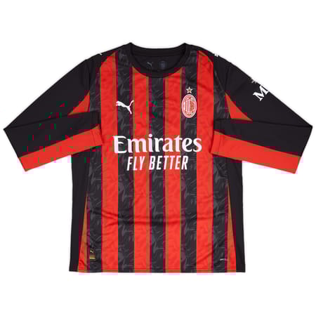AC Milan Home fullsleeves 2025/26 Master Quality – Indiansoccermart