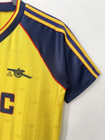 1988/1990 Gunners Away Yellow JVC Jersey - Retro