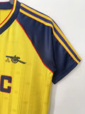 1988/1990 Gunners Away Yellow JVC Jersey - Retro
