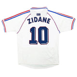 Zidane 10 - 1998 France Away Jersey - Retro