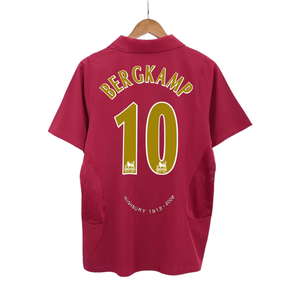 Bergkamp 10 - 2005/06 Gunners Home Jersey - Retro