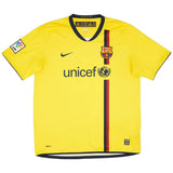 2008/09 FCB Away Yellow Retro Jersey