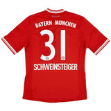 Schweinsteiger 31 - 2013/14 Bayern Munich Home Jersey - Retro