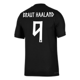 Braut Haaland 9 - Norway Away All Black World Cup 2026 - Player Version (Authentic)