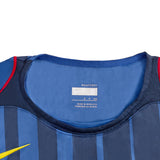 2004/05 FCB Away Blue - Retro Jersey
