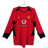 Ronaldo 7 - 2002-04 Manchester United Home Fullsleeves Jersey - Retro