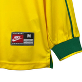 1998/00 Brazil Home Fullsleeves Jersey - Retro ( Original Quality )