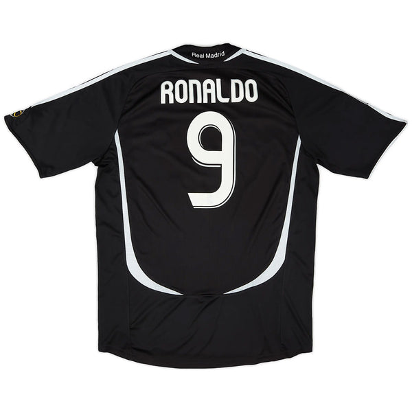 Ronaldo 9 - 2006/07 Merengues Away Jersey - Retro