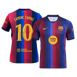 Lamine Yamal 10 - FCB Home 2026/27 - Master Quality ( UCL Font )