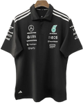 Mercedes Team F1 AMG Black Polo T-Shirt (Superior Quality)