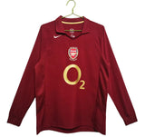 2005/06 Gunners Home Fullsleeves Jersey - Retro
