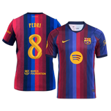 Pedri 8 - FCB Home 2026/27 - Master Quality ( UCL Font )