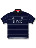 Beckham 7 - 1999/00 Manchester United Away Blue Jersey - Retro